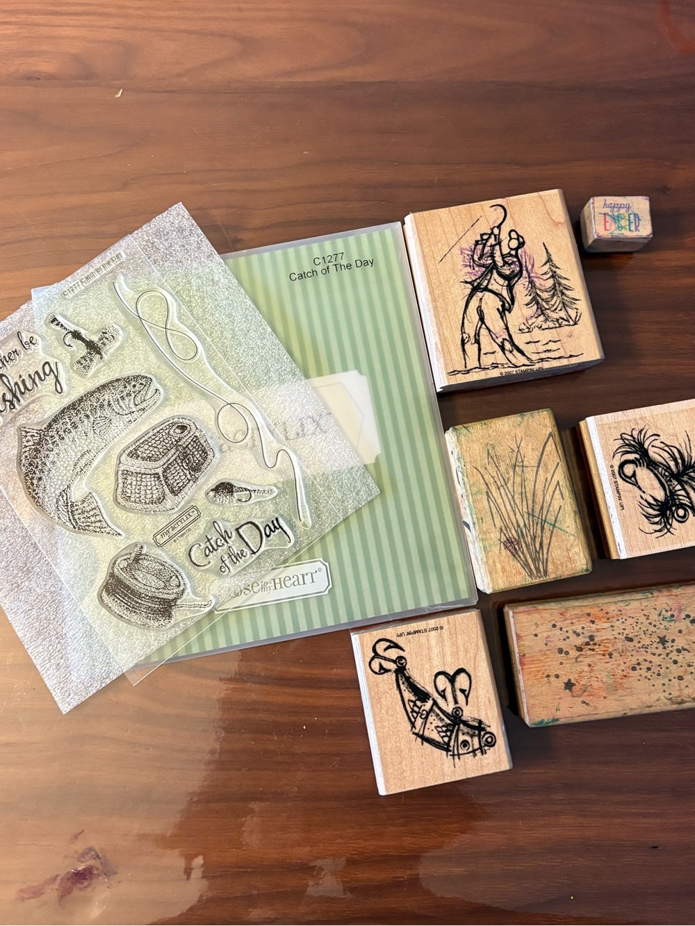 Fishing stamp collection